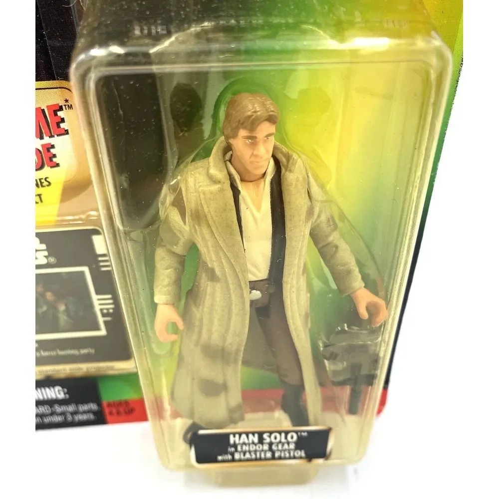 Kenner Star Wars PoTF Han Solo in Endor Gear with Blaster Pistol‎